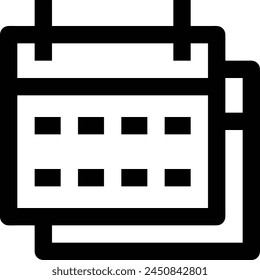 Calendar icon symbol vector image