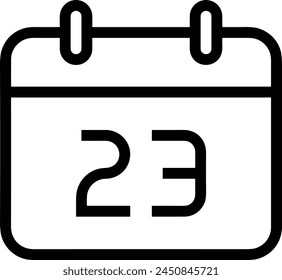 Calendar icon symbol vector image