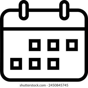 Calendar icon symbol vector image