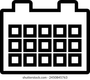 Calendar icon symbol vector image