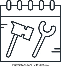 Calendar icon symbol vector image