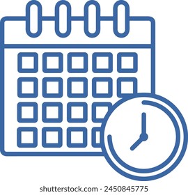 Calendar icon symbol vector image