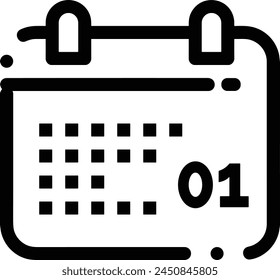 Símbolo de Vector de calendario Imagen
