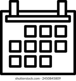 Calendar icon symbol vector image