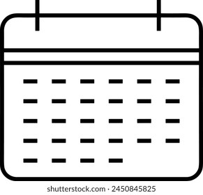 Símbolo de Vector de calendario Imagen