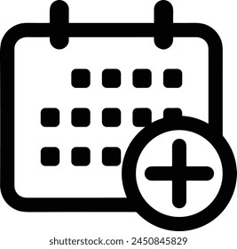 Calendar icon symbol vector image