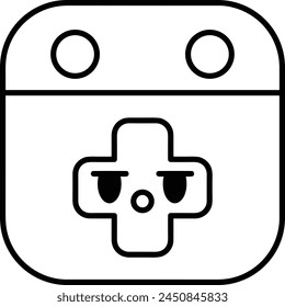 Calendar icon symbol vector image