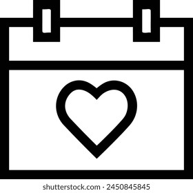Símbolo de Vector de calendario Imagen