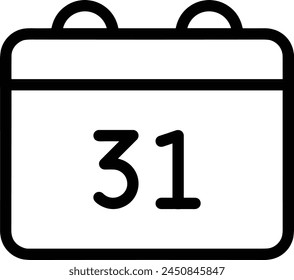 Símbolo de Vector de calendario Imagen
