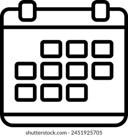 Calendar icon symbol vector image