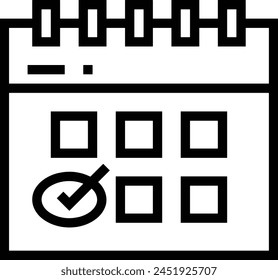 Bild Vektorgrafik Kalendersymbol
