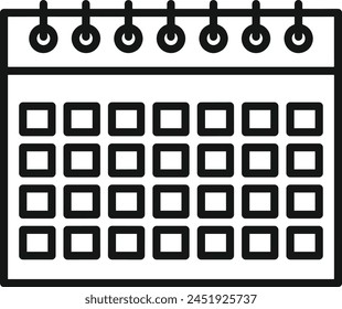 Símbolo de Vector de calendario Imagen