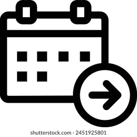 Símbolo de Vector de calendario Imagen