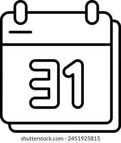 Calendar icon symbol vector image