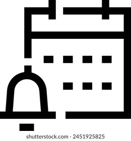 Calendar icon symbol vector image