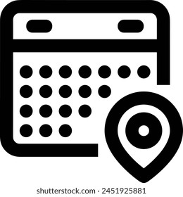 Símbolo de Vector de calendario Imagen