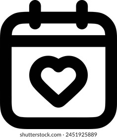 Calendar icon symbol vector image