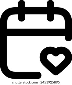 Calendar icon symbol vector image
