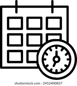 Símbolo de Vector de calendario Imagen