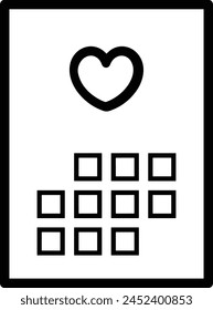 Calendar icon symbol vector image