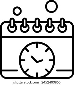 Calendar icon symbol vector image