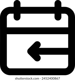 Símbolo de Vector de calendario Imagen