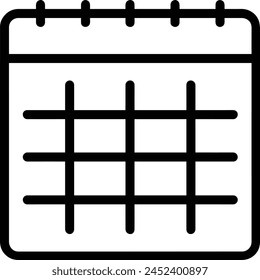 Calendar icon symbol vector image