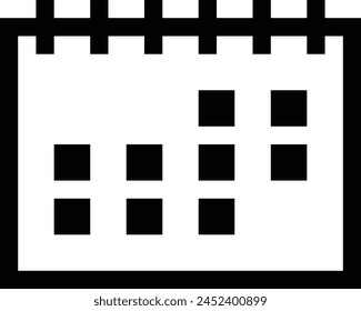 Calendar icon symbol vector image