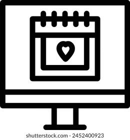 Calendar icon symbol vector image