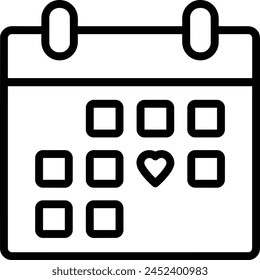 Calendar icon symbol vector image