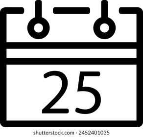 Símbolo de Vector de calendario Imagen