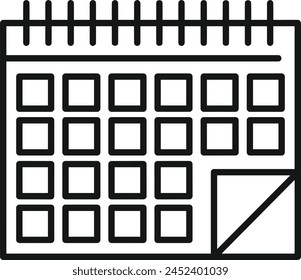 Bild Vektorgrafik Kalendersymbol