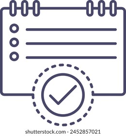 Símbolo de Vector de calendario Imagen