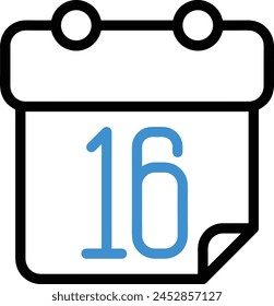 Calendar icon symbol vector image
