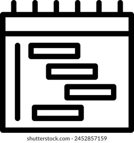 Símbolo de Vector de calendario Imagen