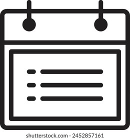 Calendar icon symbol vector image