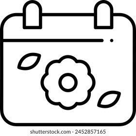 Calendar icon symbol vector image