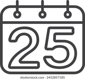 Calendar icon symbol vector image