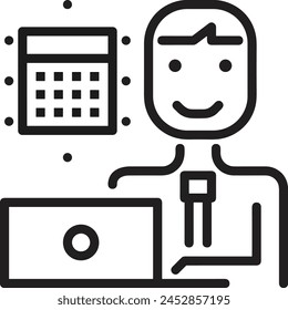 Calendar icon symbol vector image