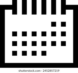 Símbolo de Vector de calendario Imagen