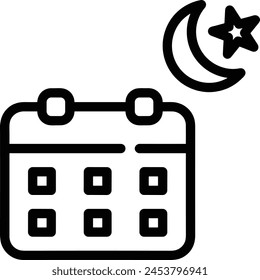 Calendar icon symbol vector image