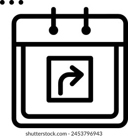 Calendar icon symbol vector image