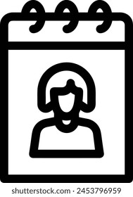 Bild Vektorgrafik Kalendersymbol
