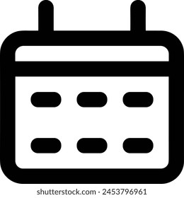 Símbolo de Vector de calendario Imagen