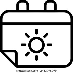 Símbolo de Vector de calendario Imagen
