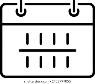 Calendar icon symbol vector image