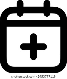 Calendar icon symbol vector image