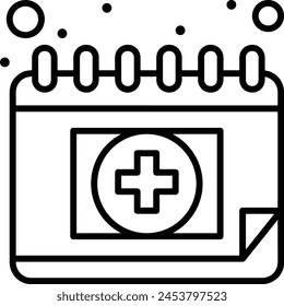 Calendar icon symbol vector image