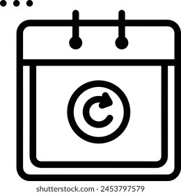 Calendar icon symbol vector image