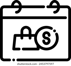 Símbolo de Vector de calendario Imagen